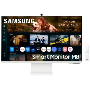Monitor Samsung 32" Smart M8 16:9 400cd HDMI Wi-Fi Ubsc