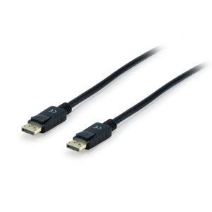 EQUIP DISPLAY PORT  1.4 CABLE M/M 1,0M WITH LATCH PRETO