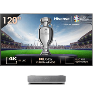 HISENSE LASER TV 120″ 4K 2700 LUMENS HDR10+ SMART TV VIDAA U6 120L5HA