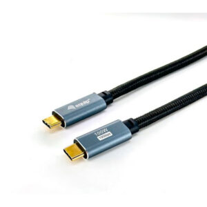 EQUIP USB 3.2 GEN 2 C TO C CABLE M/M 2.0M PD100W 4K/60HZ 10GBPS BLACK