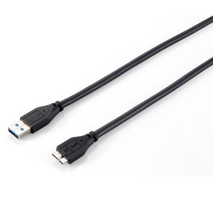 EQUIP CABO EXTENSAO USB-3.0 A/A M/F 2M PRETO