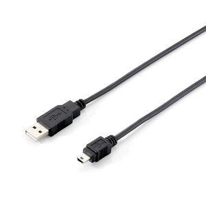 EQUIP CABO USB2.0 A P/MINI-B M/M 1.80MT PRETO
