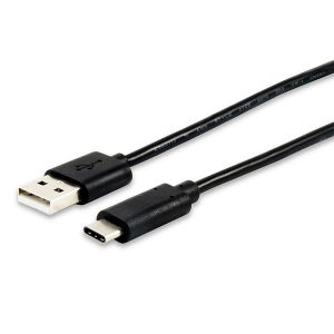 EQUIP CABO USB 2.0 A-C M/M 1MT PRETO