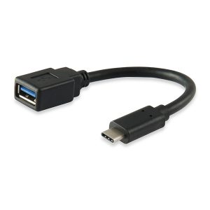 EQUIP CABO USB-C PARA USB A M/F, 0.15MT