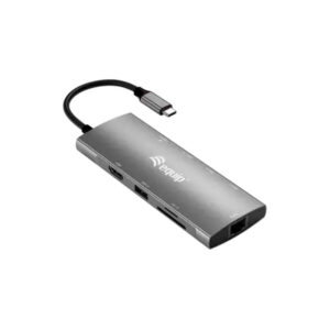 EQUIP USB-C 9 IN1 MULTIFUNCTION ADAPTER GIGABIT RJ45 PD 100W 4K/60HZ USB-A