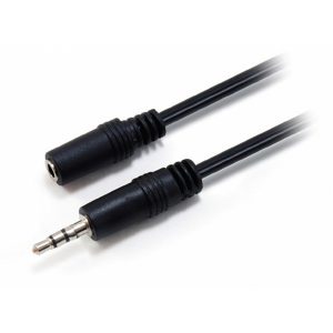 EQUIP CABO AUDIO STEREO JACK 3,5 M/F C/ 2.5M