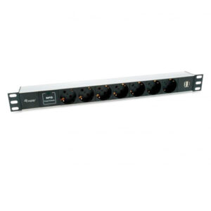 EQUIP POWER DISTRIBUTION 7-OUTLET GERMAN UNIT WITH USB