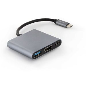METRONIC ADAPTADOR USB-C MACHO / HDMI – USB-A – USBC FÊMEA