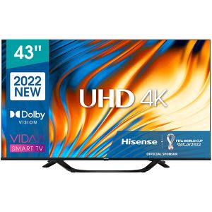HISENSE LED TV 43″ 4K HDR10+ SMART TV VIDAA U 5.0 43A63H