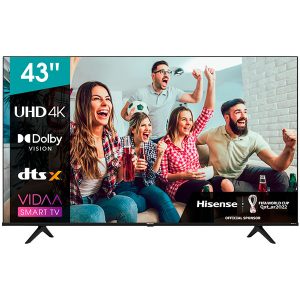 HISENSE LED TV 43″ 4K HDR10+ SMART TV VIDAA U 5.0 43A6BG