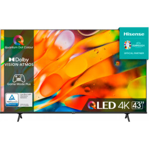 HISENSE LED TV 43″ 4K QLED HDR 10+ ALEXA SMART TV VIDAA U 6.0 43E7KQ #