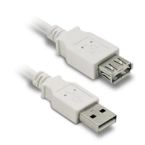 METRONIC CABO PROLONGADOR USB A MACHO / A FÊMEA 2.0 3mts Branco
