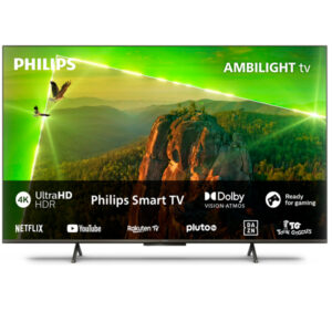 PHILIPS LED TV 55″ UHD 4K SMART TV 4GB HDR10+ AMBILIGHT 55PUS8118/12