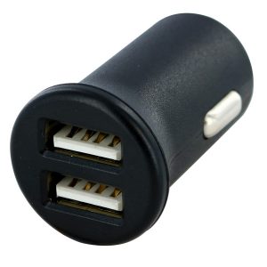 MOOOV CARREGADOR DE CARRO 2 USB – 2.4 A PRETO