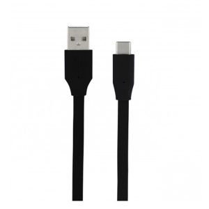 MOOOV CABO USB-A / USB-C PLANO DATA & CHARGE PRETO 1MT