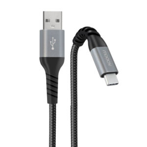 MOOOV CABO USB-C /USB-A REFORÇADO ULTIMATE 1 M PRETO