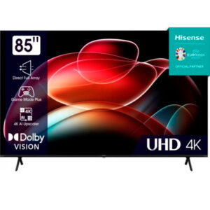 HISENSE LED TV 85″ 4K HDR10+ SMART TV VIDAA U 6.0 85A6K #