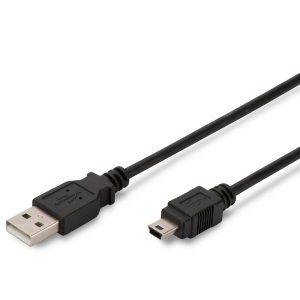 DIGITUS CABO USB A / MINI USB B 5pin 2.0 M/M 3M