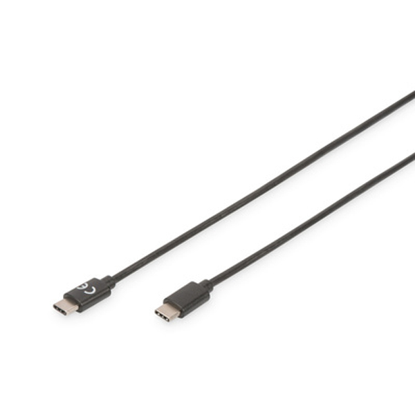 DIGITUS USB TYPE-C CABO TYPE-C - C M/M 3.0M 3A 480MB VERSION 2.0 PRETO