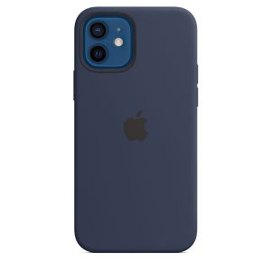 APPLE CAPA IPHONE 12/12 PRO 6.1″ SILICONE CASE WITH MAGSAFE – DEEP NAVY