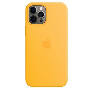 APPLE CAPA IPHONE 12 PRO 6.7″ MAX SILICONE CASE WITH MAGSAFE – SUNFLOWER