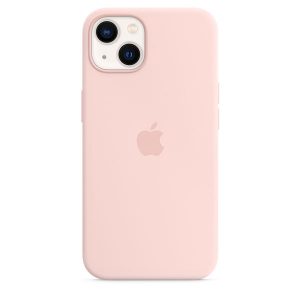 APPLE CAPA IPHONE 13 MINI SILICONE 5.4″ CASE WITH MAGSAFE – CHALK PINK