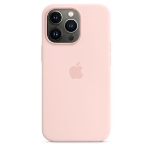 APPLE CAPA IPHONE 13 PRO SILICONE 6.1″ CASE WITH MAGSAFE – CHALK PINK