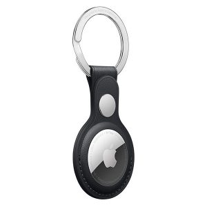 APPLE AIRTAG LEATHER KEY RING MIDNIGHT