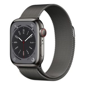 APPLE WATCH SERIES 8 GPS+CELLULAR 45MM GRAPHITE STAINLESS STEEL CASE WITH GRAPHI