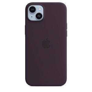 APPLE CAPA IPHONE 14 PLUS SILICONE CASE WITH MAGSAFE – ELDERBERRY