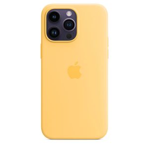 APPLE CAPA IPHONE 14 PRO MAX SILICONE CASE WITH MAGSAFE – SUNGLOW