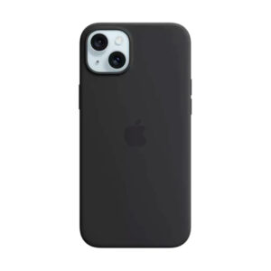 APPLE CAPA IPHONE 15 PLUS SILICONE CASE WITH MAGSAFE BLACK