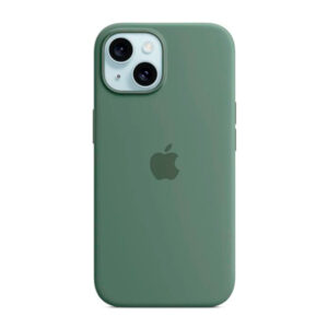 APPLE CAPA IPHONE 15 PLUS SILICONE CASE WITH MAGSAFE CYPRESS