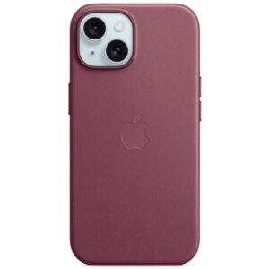APPLE CAPA IPHONE 15 FINEWOVEN CASE WITH MAGSAFE MULBERRY