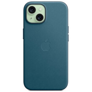 APPLE CAPA IPHONE 15 FINEWOVEN CASE WITH MAGSAFE PACIFIC BLUE