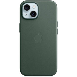 APPLE CAPA IPHONE 15 FINEWOVEN CASE WITH MAGSAFE EVERGREEN