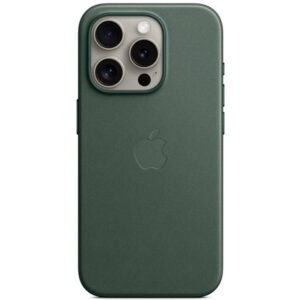 APPLE CAPA IPHONE 15 PRO FINEWOVEN CASE WITH MAGSAFE EVERGREEN