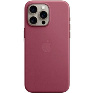 APPLE CAPA IPHONE 15 PRO MAX FINEWOVEN CASE WITH MAGSAFE MULBERRY