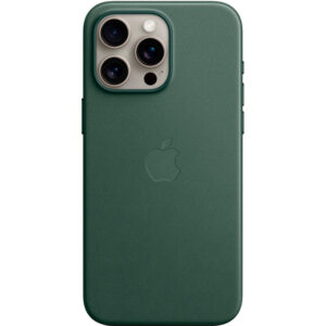 APPLE CAPA IPHONE 15 PRO MAX FINEWOVEN CASE WITH MAGSAFE EVERGREEN