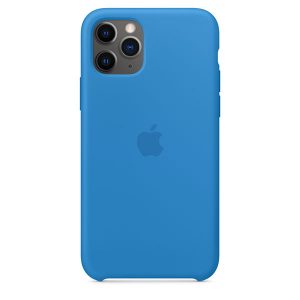 APPLE CAPA IPHONE 11 PRO 6.5″ MAX SILICONE CASE – SURF BLUE