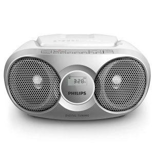 PHILIPS LEITOR AUDIO REPRODUCTOR CDS RADIO AZ215S/12 SILVER