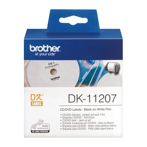 BROTHER ETIQUETAS DK11207  P/ CD/DVD 58×58 MM