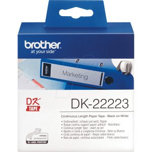 BROTHER ROLO DK22223 PAPEL CONTINUO 50MM BRANCO AUTOCOL
