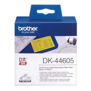 BROTHER ROLO DK44605 PAPEL CONTINUO AMARELO 62MM REMOV