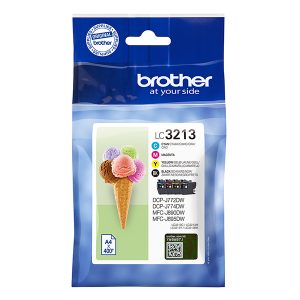 BROTHER TINTEIRO PACK 4 CORES LC3213VAL