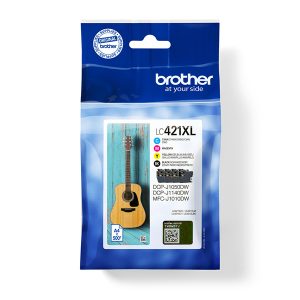BROTHER TINTEIRO PACK 4 CORES LC421XLVAL