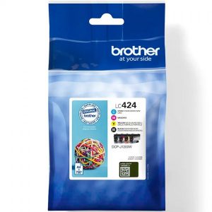 BROTHER TINTEIRO PACK 4 CORES LC424VAL