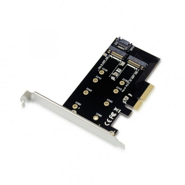 CONCEPTRONIC ADAPTADOR EMRICK 2x SSD M2 PCIE