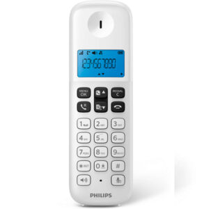 PHILIPS TELEFONE SEM FIOS BRANCO 1.6″ D1611W/34