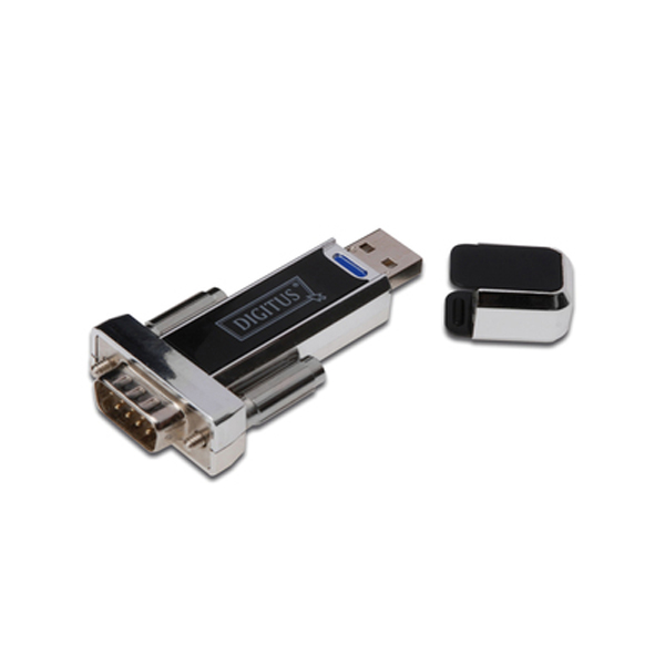 DIGITUS USB 1.1 TO SERIAL CONVERTER DSUB 9M INCL. USB A CABLE 80CM